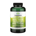 Swanson Stress Complex – rodijola, svētais baziliks un baldriāns, 180 kaps.