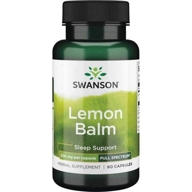 Swanson pilna spektra melisa 60 kapsulas