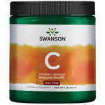 Swanson C vitamīna pulveris – 100% tīrība 454 g