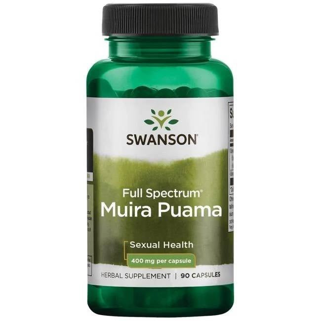 Swanson Full Spectrum Muira Puama 400 mg 90 kapsulas