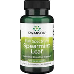 Swanson pipirmētru lapas pilna spektra 400 mg 60 kapsulas