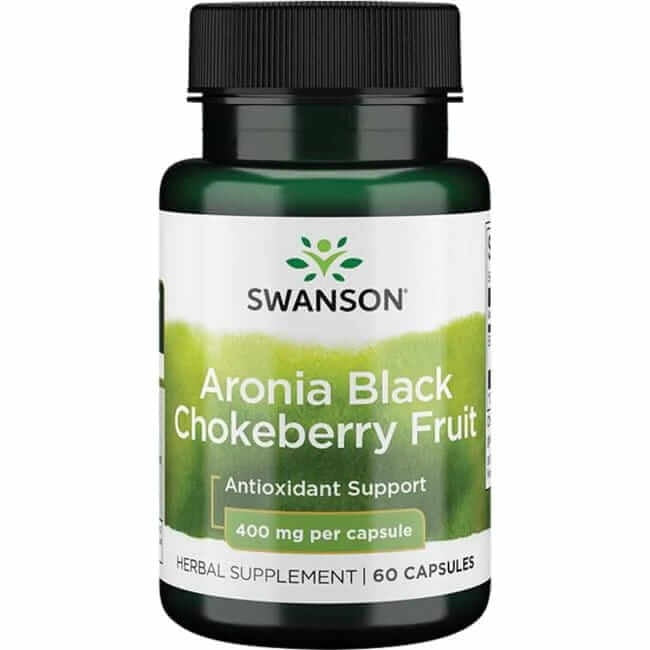 Swanson Aronia Black Chokeberry Fruit 60 kapsulas