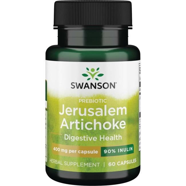 Swanson prebiotiskais topinambūru dzēriens 400 mg 60 kapsulas