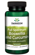 Swanson Full Spectrum Bosvelija un Kurkumīns 60 kapsulas