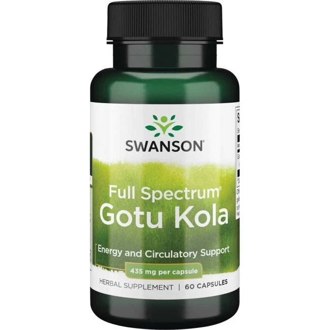 Swanson Full Spectrum Gotu Kola 435 mg 60 kapsulas