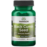 Swanson Melnās ķimenes sēklas 400 mg 60 kapsulas