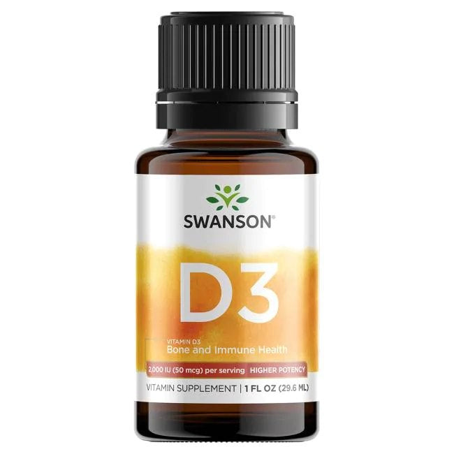 Swanson D3 vitamīna šķidrums 29,6 ml