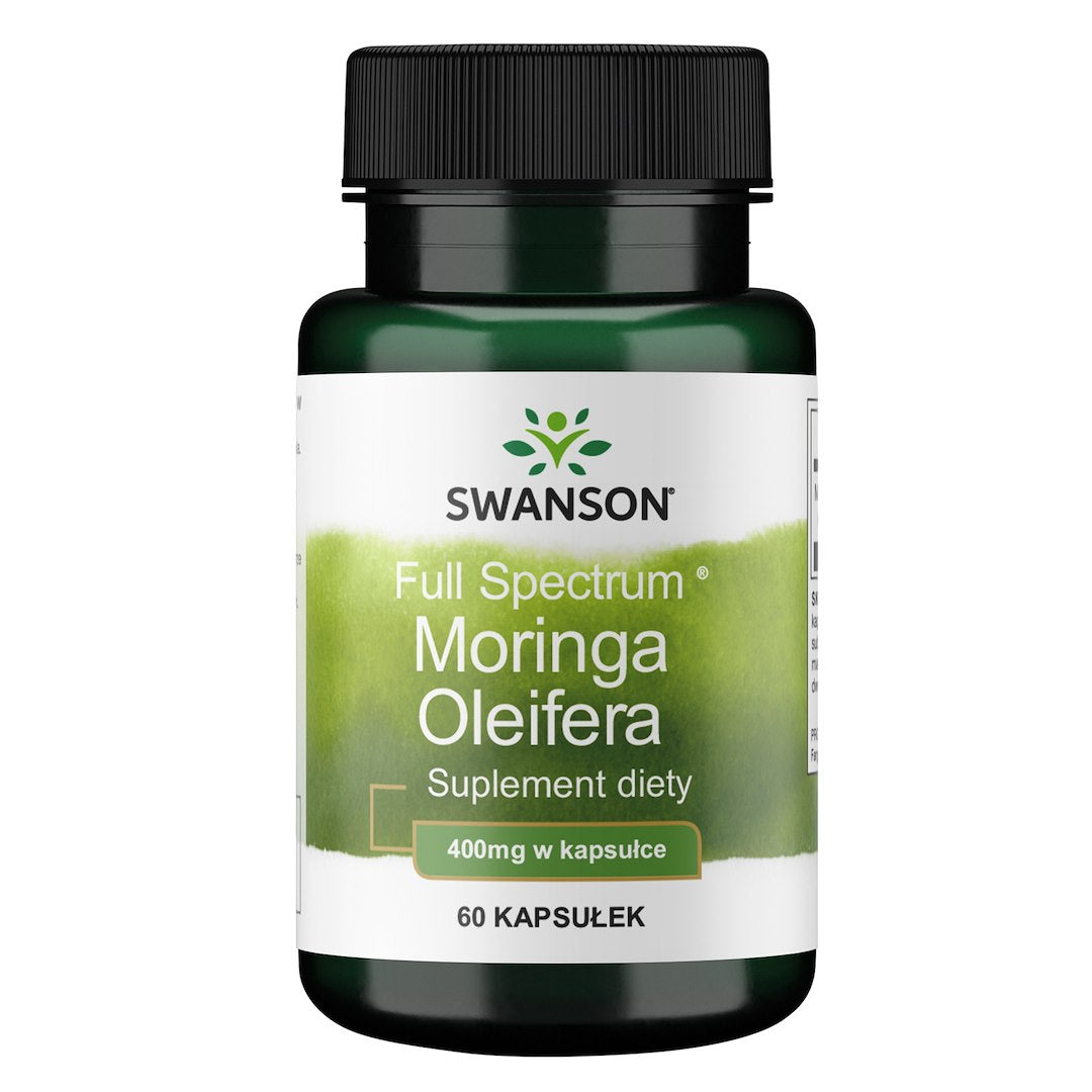 Swanson pilna spektra moringa Moringa Oleifera 400 mg 60 kapsulas