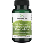 Swanson pilna spektra Andrographis Paniculata 400 mg 60 kapsulas
