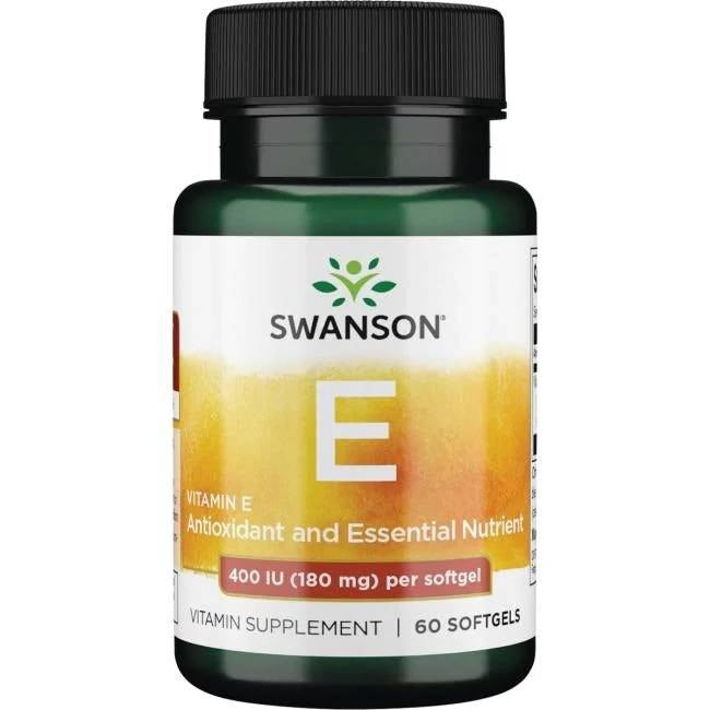 Swanson E vitamīns 400 SV 60 kapsulas