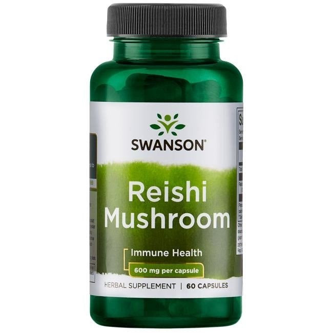 Swanson Reishi 600 mg 60 kapsulas