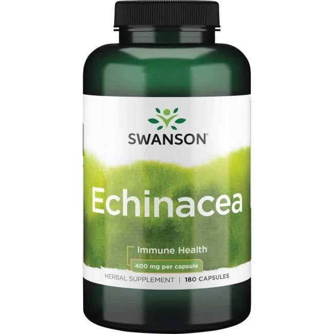 Swanson Echinacea 400 mg 180 kapsulas