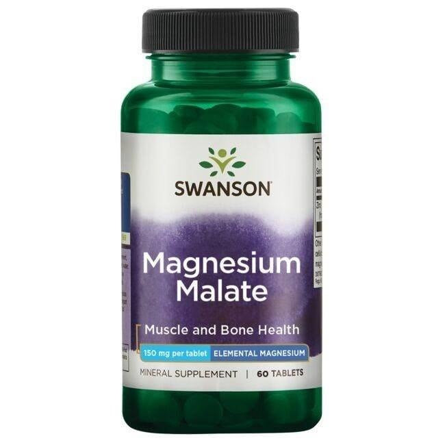 Swanson magnija malāts 60 tabletes