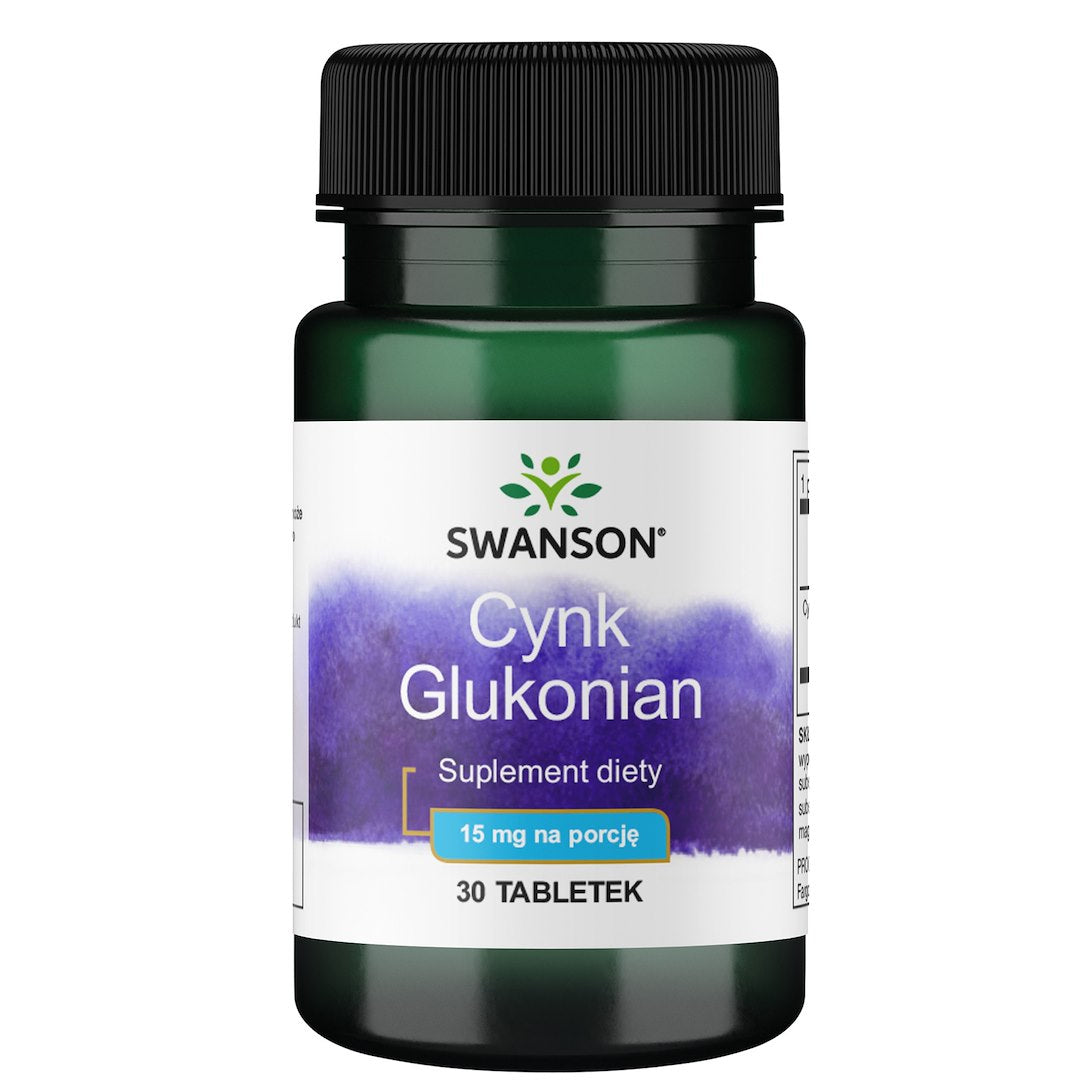 Swanson cinka glikonāts 30 mg 30 tabletes