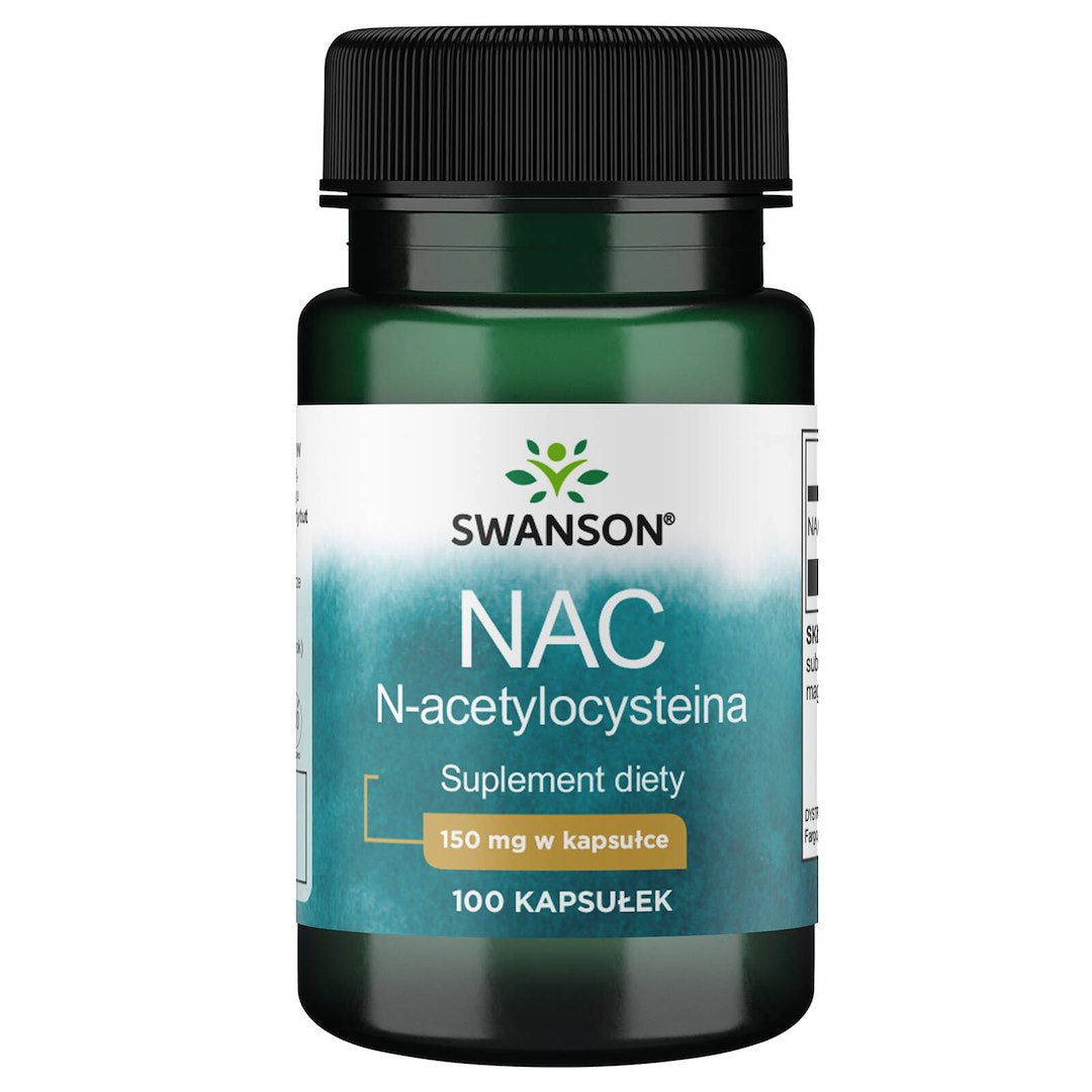 Swanson NAC - N-acetil-L-cisteīns 150 mg 100 kapsulas
