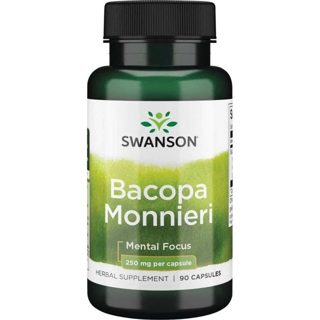 Swanson Bacopa Monnieri 250 mg 90 kapsulas