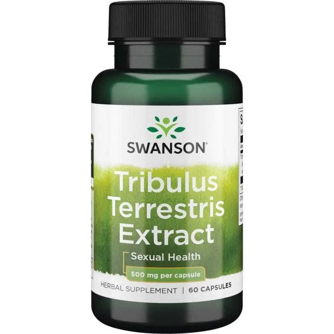 Swanson Tribulus Terrestris ekstrakts 500 mg 60 kapsulas