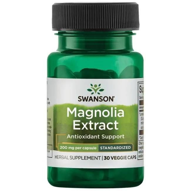Swanson Magnolijas ekstrakts 200 mg 30 kapsulas