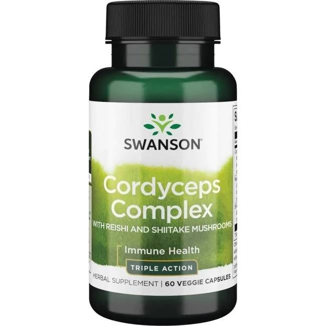 Swanson Cordyceps komplekss 60 kapsulas