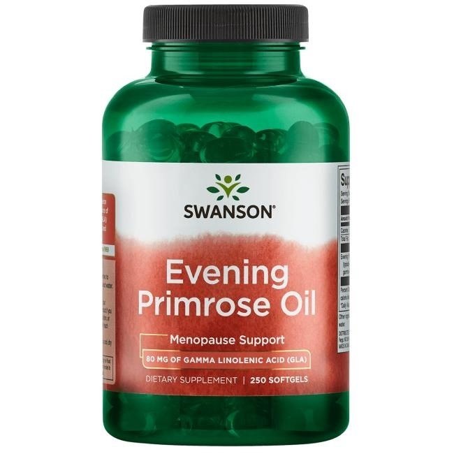 Swanson naktssveces eļļa 500 mg 250 kapsulas