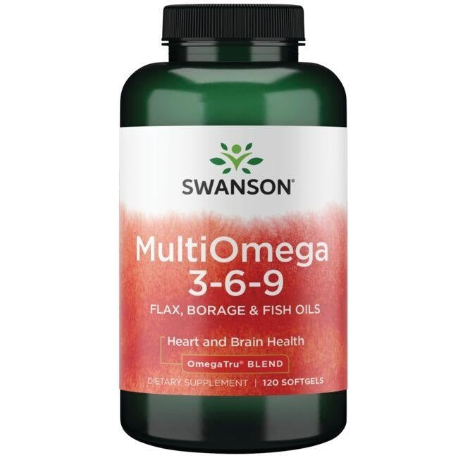 Swanson MultiOmega 3-6-9 120 kapsulu