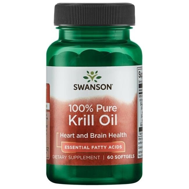 Swanson krila eļļa 60 kapsulas