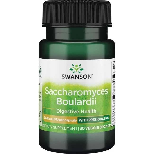 Swanson Saccharomyces boulardii 5 miljardi, 30 kapsulas