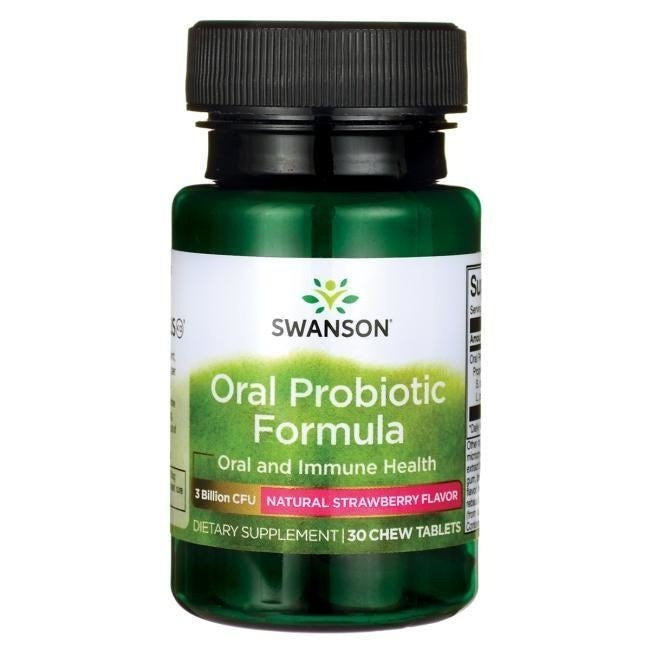 Swanson Oral Probiotic Formula — Probiotiskā formula mutes dobumam, 30 tabletes