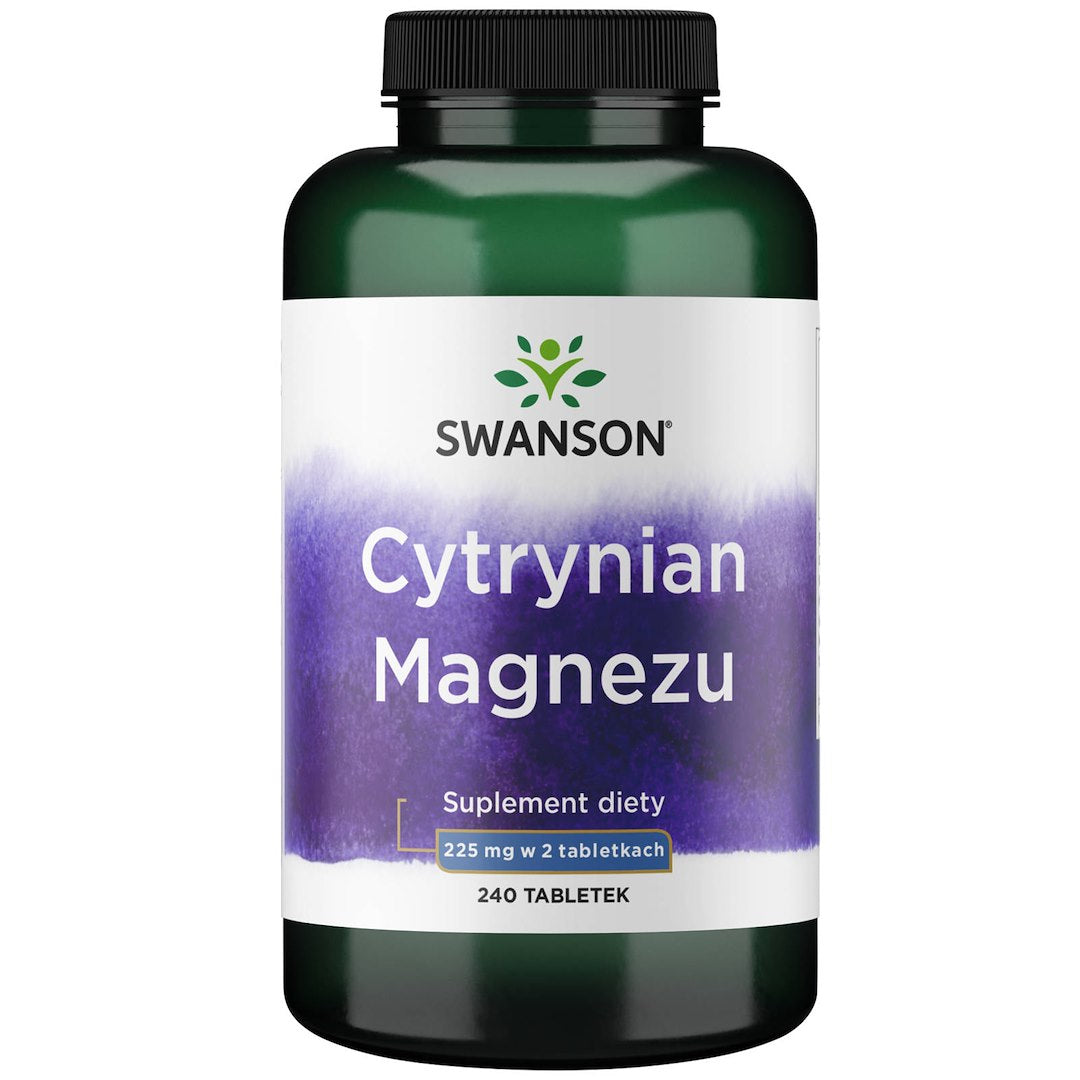 Swanson magnija citrāts 225 mg 240 tabletes