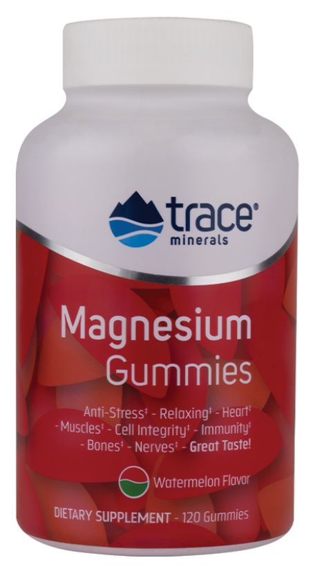 Magnesium Gummies, Watermelon - 120 gummies - Trace Minerals