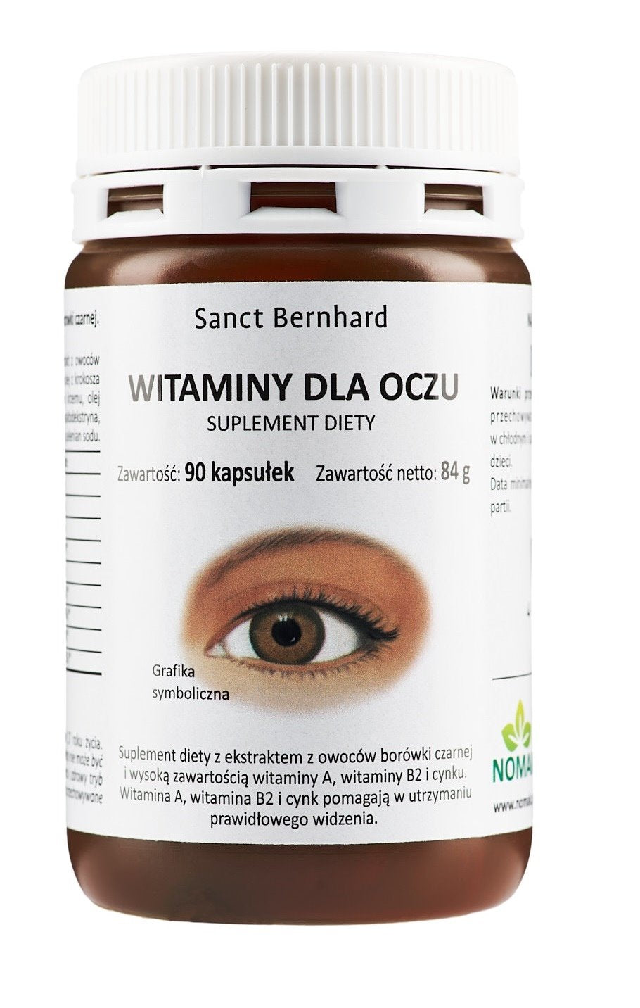 KRAUTERHAUS SANCT BERNHARD akių vitamīni 90 kaps.