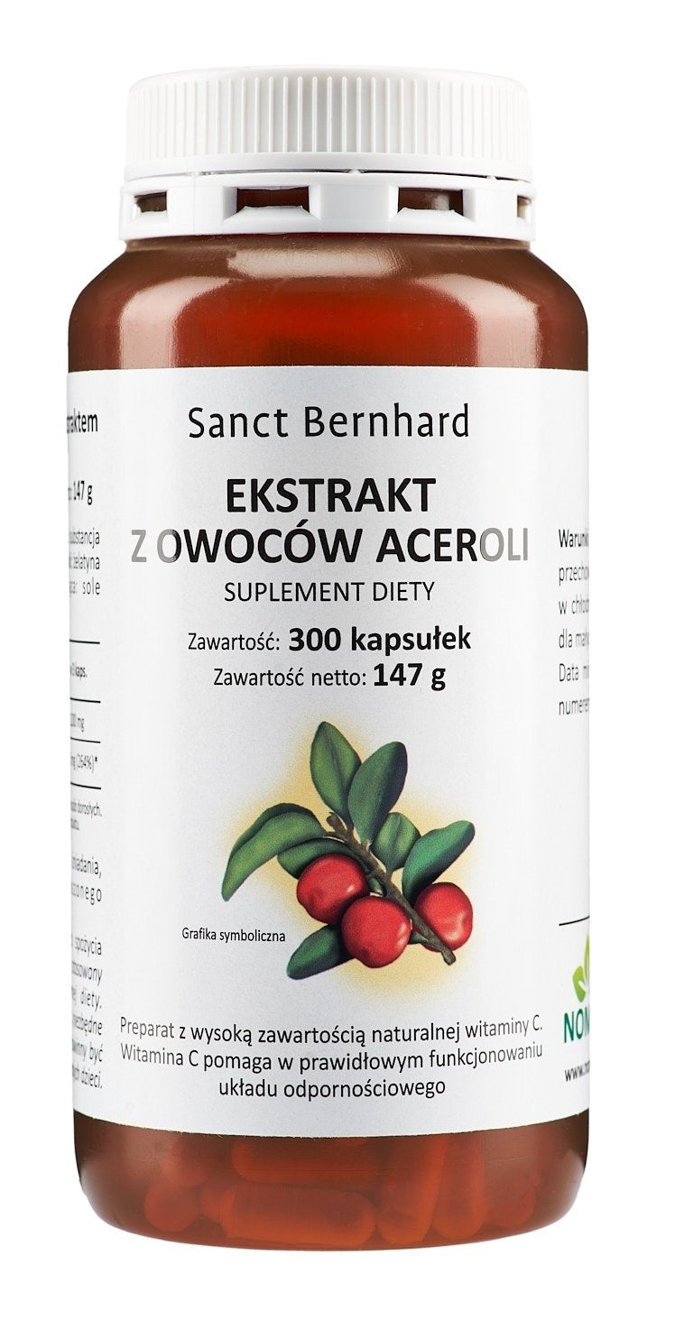 KRAUTERHAUS SANCT BERNHARD Acerola ekstrakts 300 kaps.