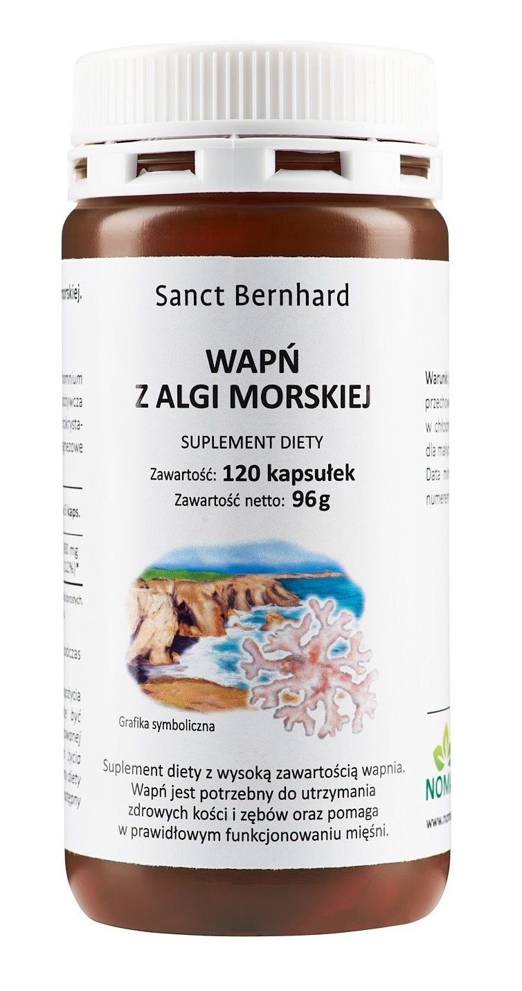 KRAUTERHAUS SANCT BERNHARD Kalcijs no jūras aļģēm 120 kaps.