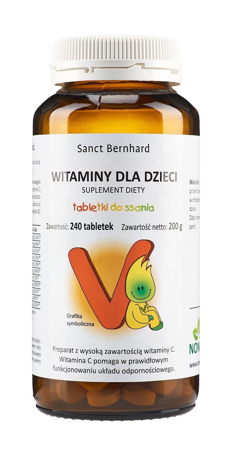 KRAUTERHAUS SANCT BERNHARD Kinder-Vitamin 240 tabletes