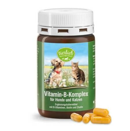 TIERLIEB B vitamīnu komplekss suņiem un kaķiem 120 kapsulas