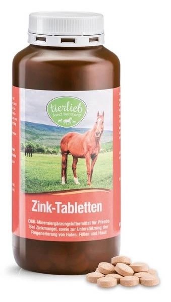 TIERLIEB organiskais cinks zirgiem, 500 tabletes