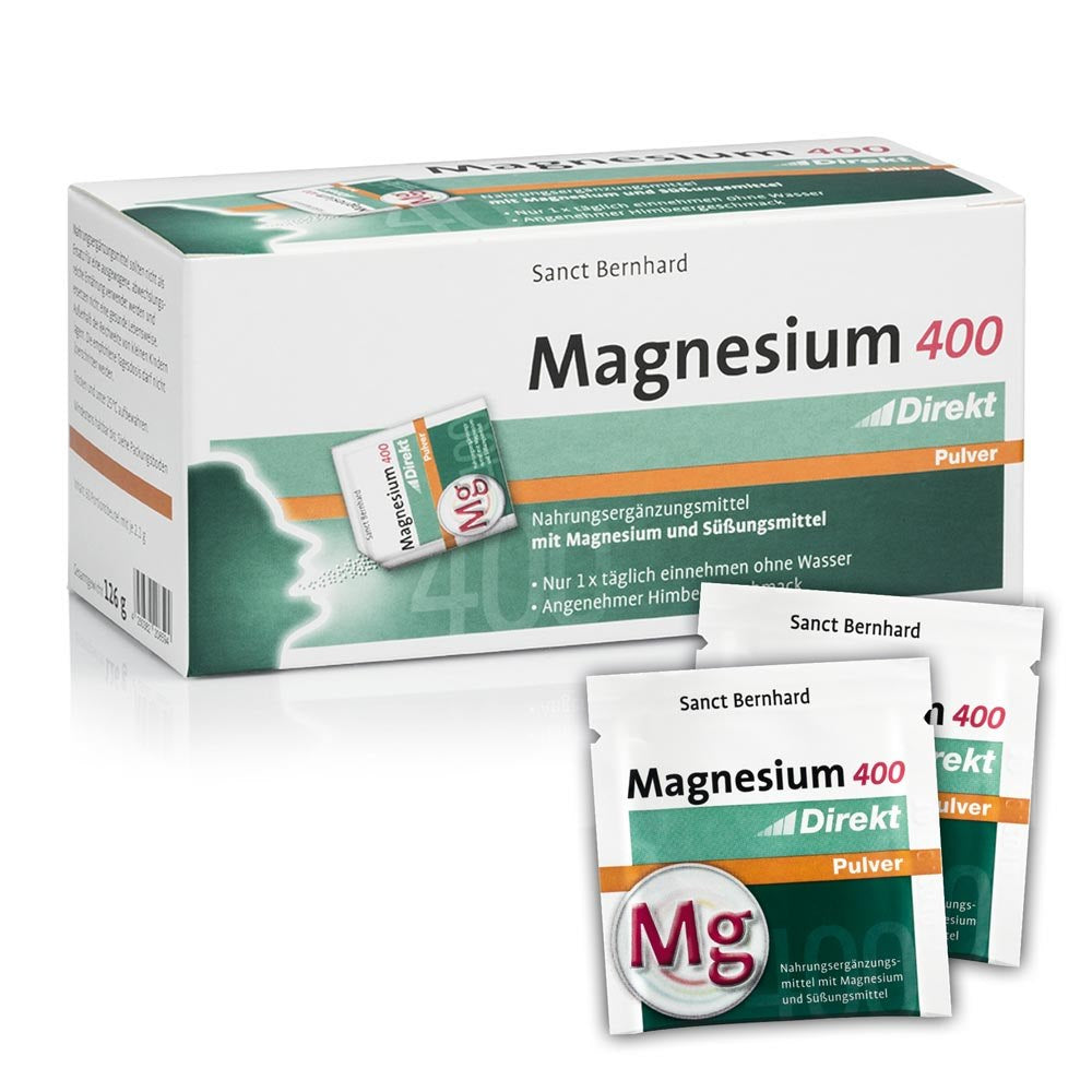 KRAUTERHAUS SANCT BERNHARD Magnijs 400 Direkt paciņas 2,1 g 60 gab.