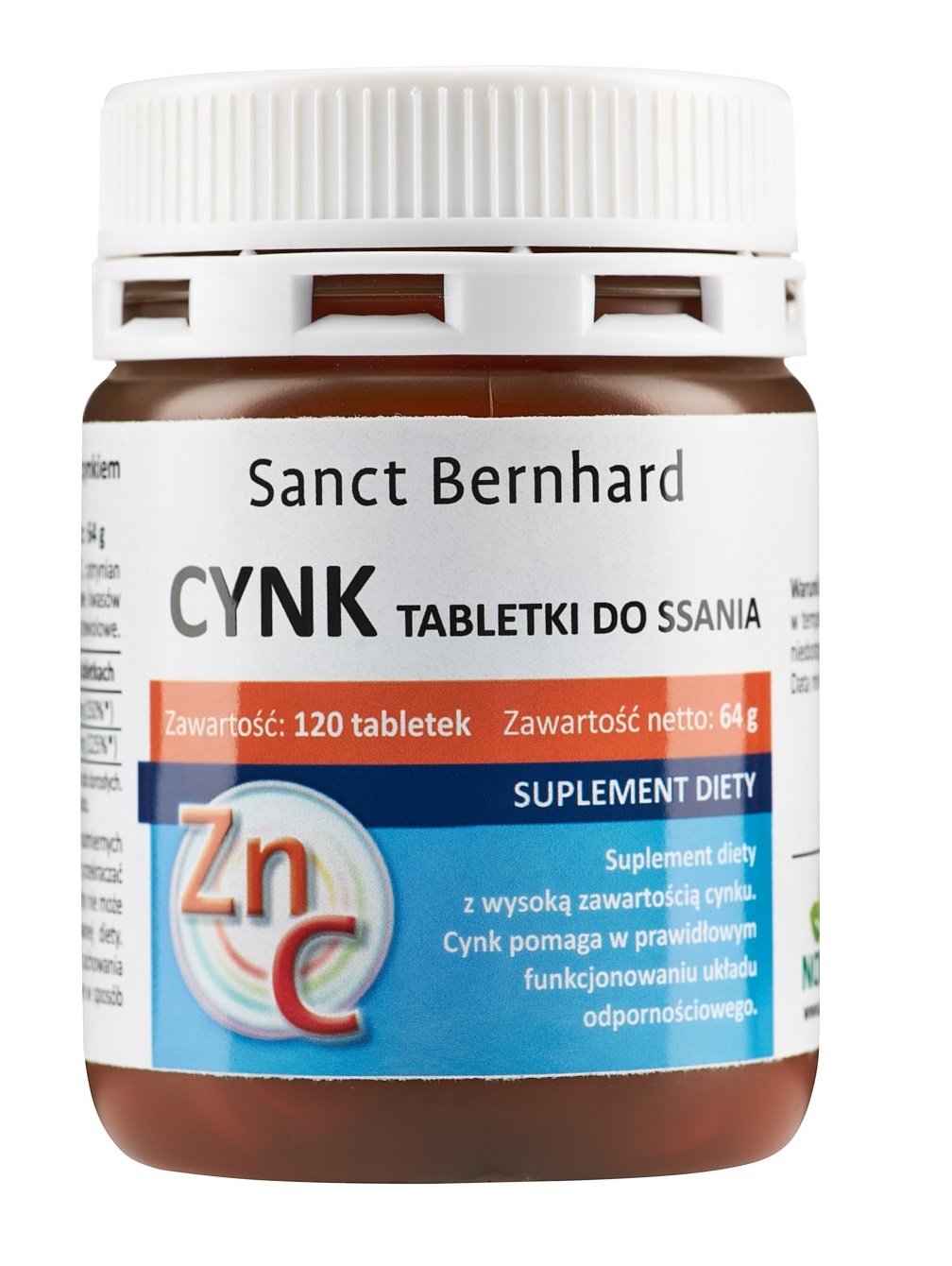 KRAUTERHAUS SANCT BERNHARD Cinks + Vitamīns C 120 tabletes