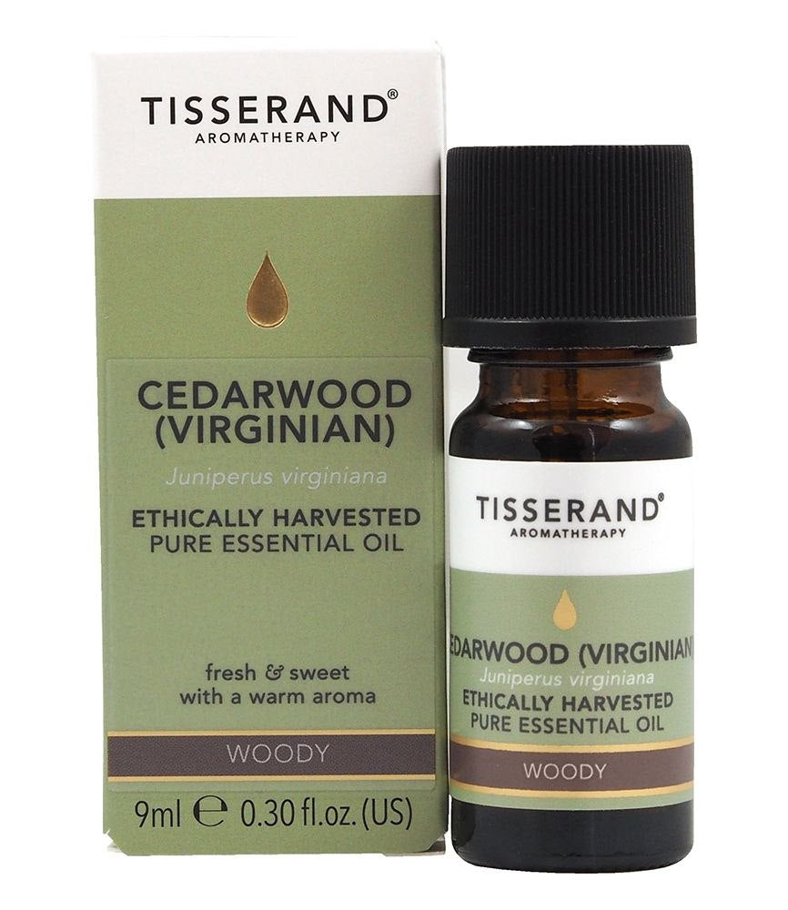 TISSERAND AROMTERAPIJA Ētiski novākta Virdžīnijas ciedra eļļa 9 ml