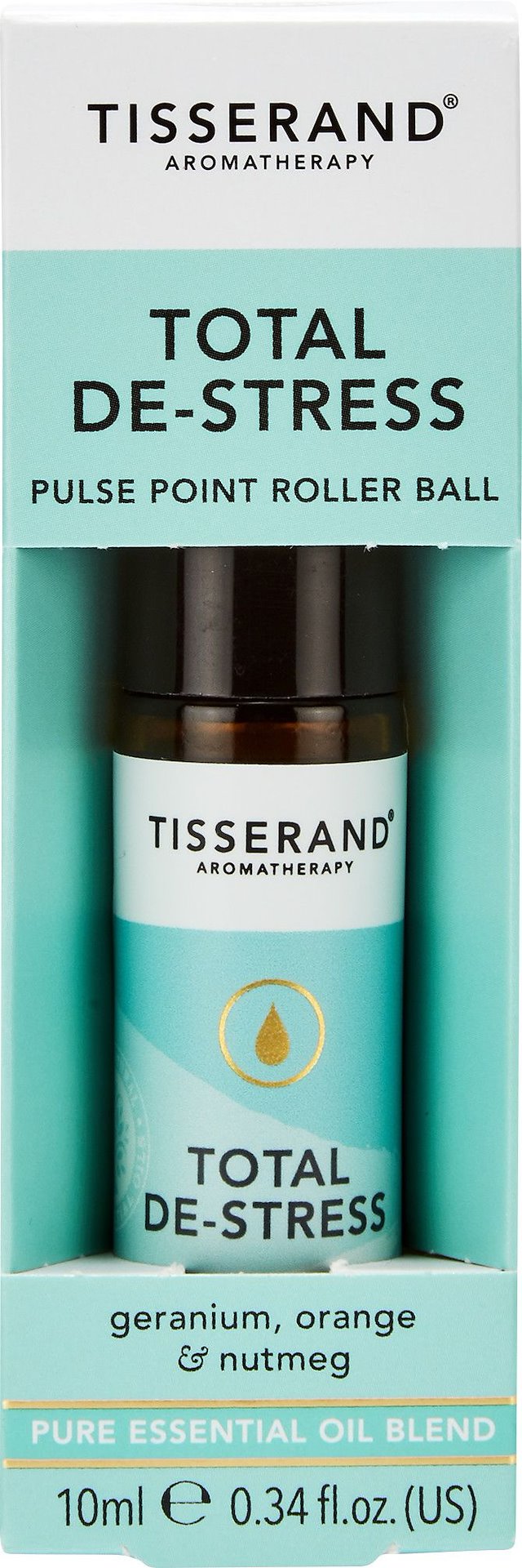 TISSERAND AROMATERAPY Total De-Stress Pulse Point rullīšu aplikators 10 ml