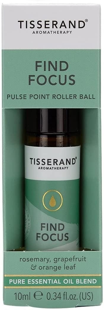 TISSERAND AROMATHERAPY Find Focus Pulse Point rutulinis dezodorantas, 10 ml