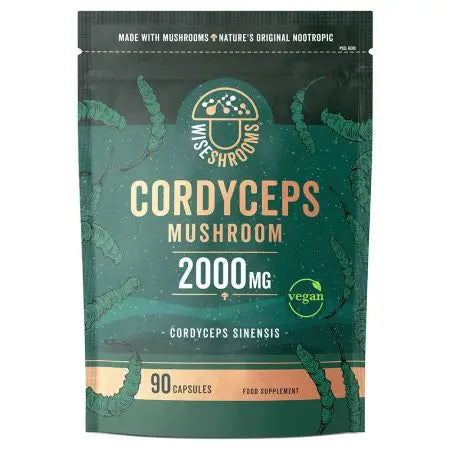 WISESHROOMS kordicepss 2000 mg, 90 kapsulas
