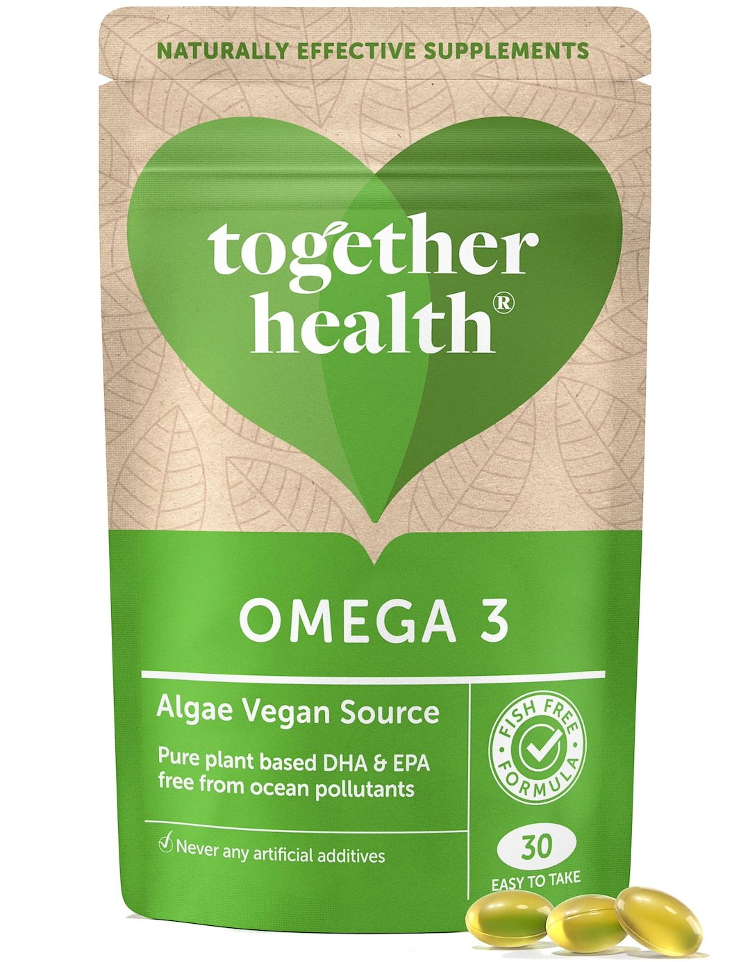 KARTU Omega 3 – aļģu vegāniskais avots – mikroaļģu eļļa 30 kapsulas