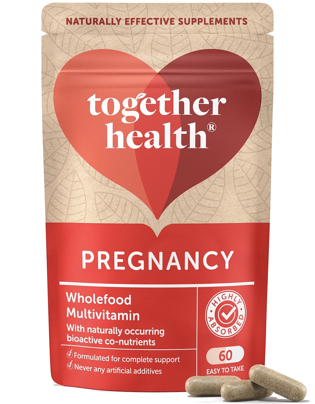 TOGETHER Grūtniecība - Vitamīni un minerālvielas grūtniecēm 60 kapsulas