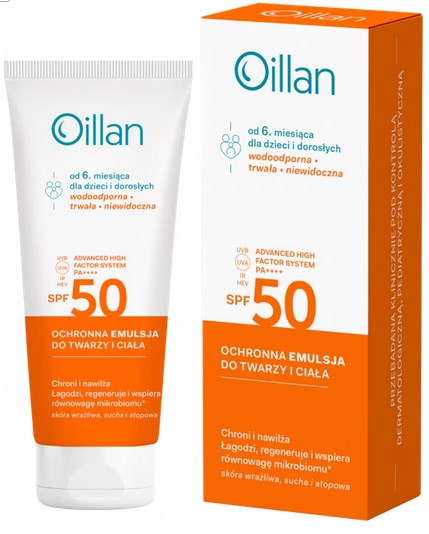 OILLAN saules aizsargemulsija SPF50 100 ml