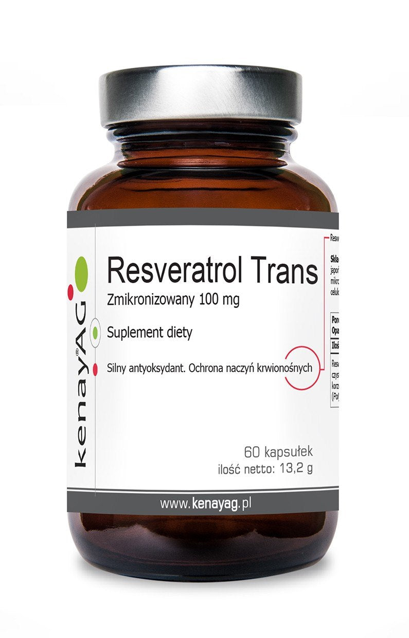 KENAY mikronizēts resveratrols 100 mg 60 kapsulas
