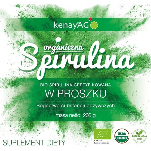 Organiskā KENAY EKO spirulīna 200 g