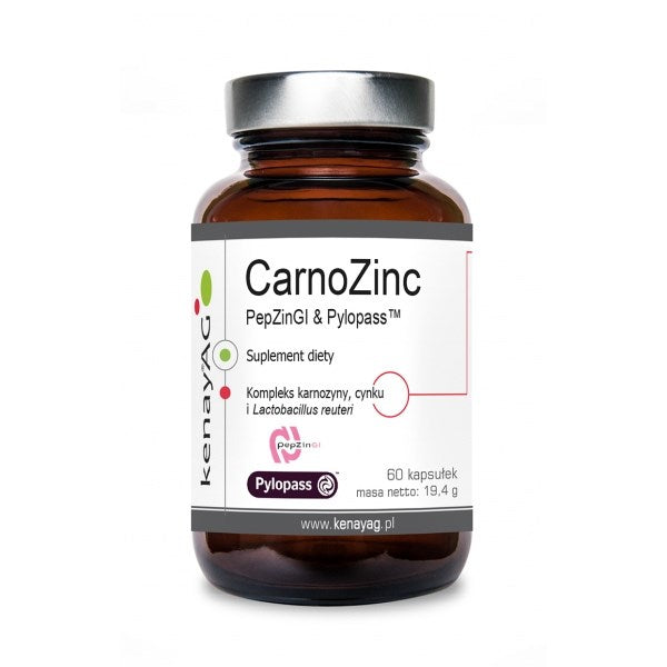 KENAY CarnoZinc – karnozīna cinks un laktobaktērijas 60 kapsulas