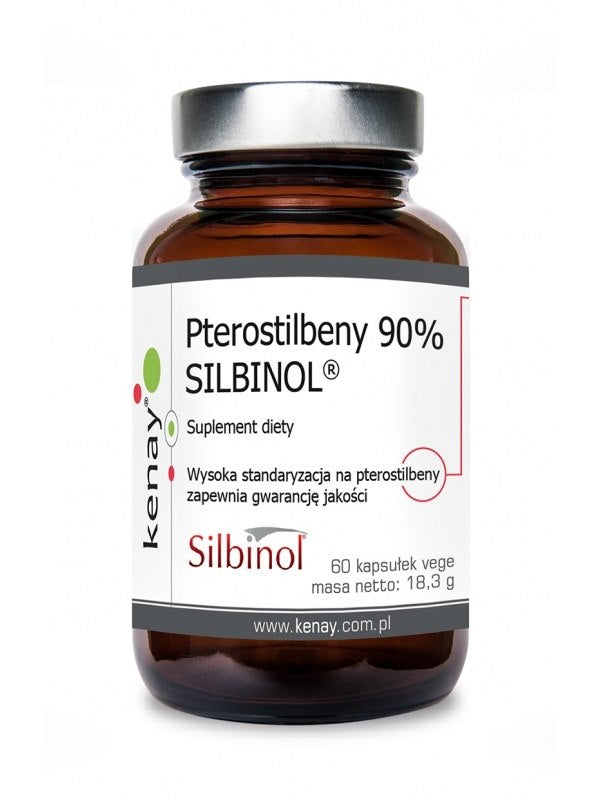 KENAY Pterostilbēni 90 % Silbinols 60 kapsulas