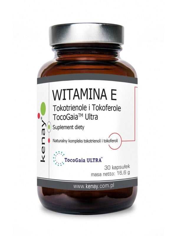 KENAY vitamīns E tokotrienoli un tokoferoli TocoGaia Ultra 30 kapsulas
